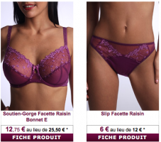 belamy lingerie grande taille 227x200 Vente privée lingerie grande taille Belamy
